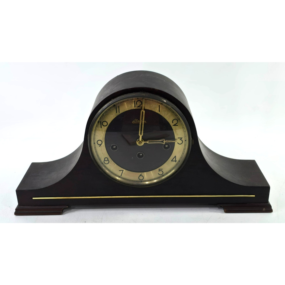 Vintage Linden Mantel Clock by Cuckoo Clock Mfg READ